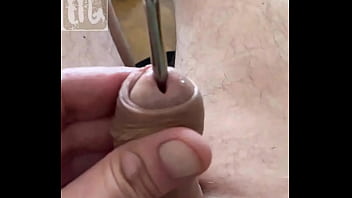 Preview 2 of 69 Bed Piss - Metal dilator in my peehole 5