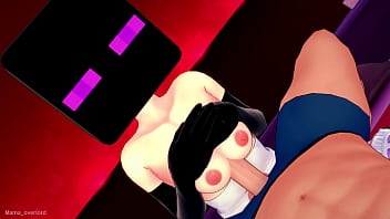 Preview 2 of Hot Teen Jills - Enderwoman sirvienta lista para follar (hentai 3d) (minecraft)