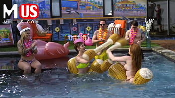Preview 3 of Japan Pornstra - Jerkaoke Summertime Orgy - Featuring Madison Morgan,  Rosalyn Sphinx,  and More!
