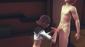Preview 2 of Hijab Hidden Sex - Hentai Uncensored 3D - Kaya Handjob and Fucked - Japanese Asian Manga Anime Game Porn