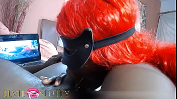 Preview 4 of Sexx In College - Ebony blowjob addict Ms Fufu playfully sucking dick for 1h 20 min long - Part 7