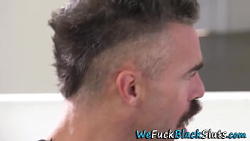 Preview 1 of 18xxxbf Vidoe - Black babe takes two cocks