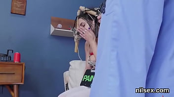 Preview 4 of Small Mbs Vid - Spicy teen was brought in asshole loony bin for harsh therapy
