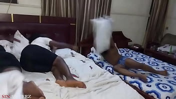 Preview 2 of Outdoor Sex For Money - Them Moment Krissyjoh Got In Sin Sisterz Lodge  The Both Stepsisterz Were Ready And Imagine Which Of Them He Will Go First Funny Enough He Started By Throwing Pillows On The Big Ass Black African Most Wanted Queen Sin Sisterz