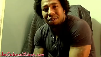 Preview 1 of Forced Mandingo Party - Muscular black amateur Rocco masturbates solo and cums
