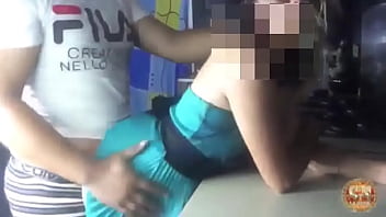 Preview 4 of Mom Nid Help - Me follo a mi hermanastra en la cocina un rapidin mientras que todos descansa me follo a mi hermanstra por el culo