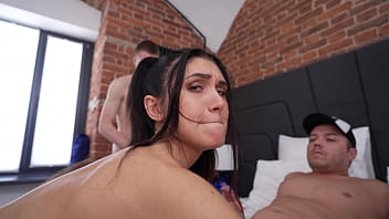Preview 3 of Indian Mallu Uncle - Double Anal with fitness babe from Middle East ! She probably used to wear a hijab