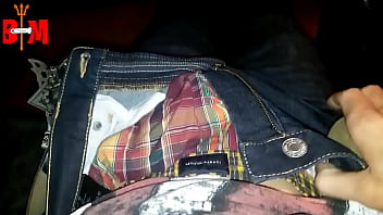 Preview 1 of Tranny Couple Threesome - Starting my day off by wanking my big white cock
