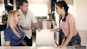 Preview 2 of Banda Tanguita Limon - Teen stepdaughter banged by stepmom and stepdad