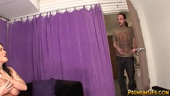 Preview 1 of Hindi Rap Gagrap - Carmella Bing gives a horny handjob with her big boobs