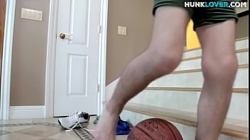 Preview 2 of Xxx Vedio 18 Year Old - Muscled tattoo amateur strips and solo masturbates indoors