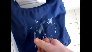 Preview 3 of Ortega Sisters Busty - Blue polyamid swimsuit...     sperma-fetish