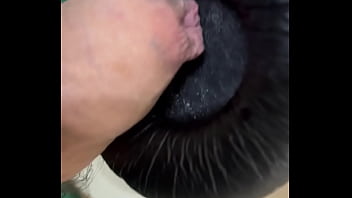 Preview 2 of Cut Baby First Time - A quick headphone wank at work