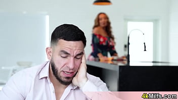 Preview 1 of Bright Body Mom Sax - Busty rich and bored MILF housewife Elle decided to have a good fuck today