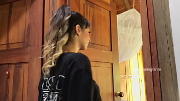 Preview 3 of Patan Xxx Ass Hd - Daddy&#039_s babysitter is at home,  can you help me experience something?