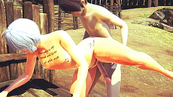 Preview 3 of The Reality King Yoga Brazzer - Yaoi Femboy - Shin Hardsex outside - Sissy crossdress Japanese Asian Manga Anime Game Porn Gay