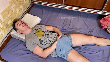 Preview 1 of New Sixx Hd - Boy Make Hot Moaning Cumshot In the Bed