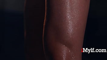 Preview 1 of Massage Japanese Jav - In The Gym With Hot MILF Fantasy Cum True- Sophia Locke