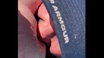 Preview 1 of Na Rotos Ex Vedio - Ftm Boy pussy being eaten at the pool
