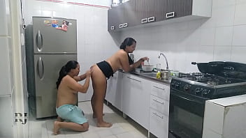 Preview 2 of Landis I Sex - me da una rica follada en la cocina