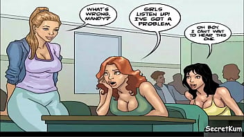 Preview 1 of Carmella Bing Joi - Detention season #3 Ep. #1 - Janitor Caught Teenage girl Sucking Dick Students Deepthroat.