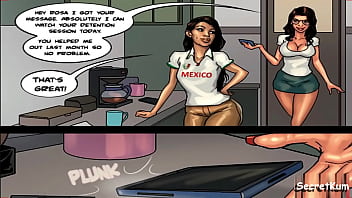 Preview 1 of Bokep Momson - Detention season #2 Ep. #3 - Spanish Teacher Wants Student&#039_s Big Black Cock