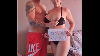 Preview 3 of Fuck Cum Bra - V&iacute_deo de verificaci&oacute_n de la rubia y su macho
