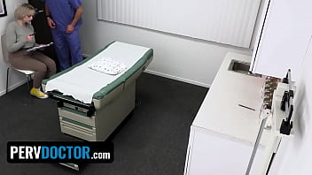 Preview 1 of Pol Xx - Perv Doctor - Innocent Patient Annie Archer Bent Over The Doctors Table And Gets Stuffed From Behind