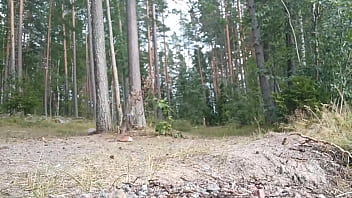 Preview 1 of Miki Djuricic - Sex model mars6mars walk nude into the woods alone
