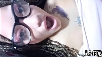Preview 1 of Aba Debbie - Big ass student gets fucked and creampied from behind Sexy Brunette. Xvideos Big Ass
