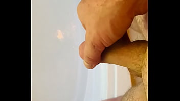 Preview 4 of Mom Calve - Husband Pissing in the Bathtub Solo