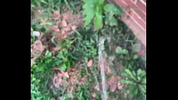 Preview 3 of Cum Faking - My Husband Pissing in the Yard