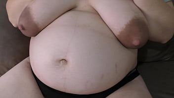 Preview 3 of Wwwxnx Cmo - Horny MILF stepmommy showing her pregnant belly,  wet pussy and huge boobs to his stepson   with close up view - Milky Mari