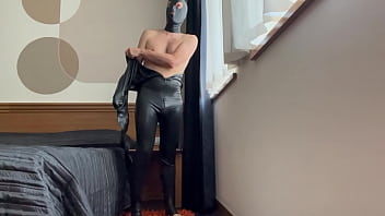 Preview 3 of New Banglaxxxxvedio - Wearing a &quot_The Latex Collection&quot_ catsuit
