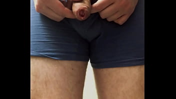Preview 3 of Old Mom And Stepchild - Just pissing with my uncut man meat