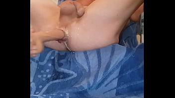 Preview 4 of Foxi Di Foot - Anal orgasm causes major creampie