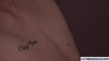 Preview 2 of Mia Khalifa Sex Vidou - Skinny Latin twink bareback banged by BF after cocksucking