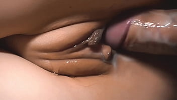 Preview 2 of Alura Jonson - 2 creampies in a row. Creamy pussy fucking close up