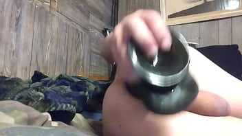 Preview 3 of Gay And Mum - Bottomboyxs Lil fat black dildo anal fun