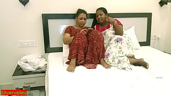 Preview 1 of Room Som - Indian Bengali housewife and her hot amateur threesome sex ! With Dirty audio