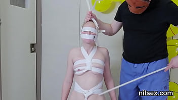 Preview 3 of Ebong Solo - Wacky sweetie was brought in ass hole asylum for harsh therapy