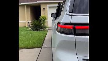 Preview 1 of Rep Sex Hot Bhabi - I&rsquo_m positive this is what everyone see&rsquo_s when I get out of my car. No makeup hair a mess and dress riding up.