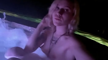 Preview 1 of Junggall Beeg Bf - MissEklavia Blonde in Naked in Hot tub