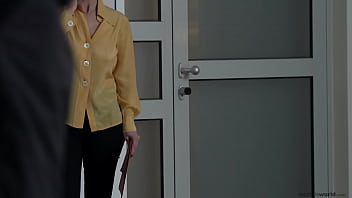 Preview 2 of Schoolsunny Xx Vdeio - business - slave wife - braless and downblouse in public