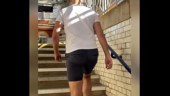 Preview 3 of Budak Sekolahl - Tight shorts young lad