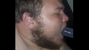 Preview 1 of Plasticna Lutka - Please comment Guy deepthroat  himself with dildo