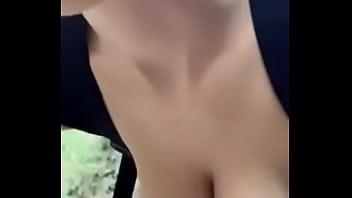 Preview 2 of Javwap - Forestbunni Nude Hiking,  with great bouncing tits.