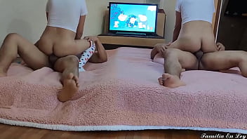 Preview 4 of Beach Sex V - Hijastras Adoptadas Para Ser Folladas Todo el Dia Como Esclavas Sexuales por sus Padrastros Pervertidos