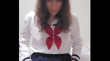Preview 1 of Japan Women Sex Videuo And Boy - Hot Femboy Jerks Cock and Fingers Butthole