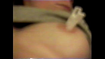 Preview 2 of Miya Kalifxnxx - Busty Brunette has clothespins on her nipples,  a vibrator in her pussy and cum on her tits